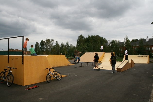 Скейт-парк в международном жилом комплексе "Росинка"