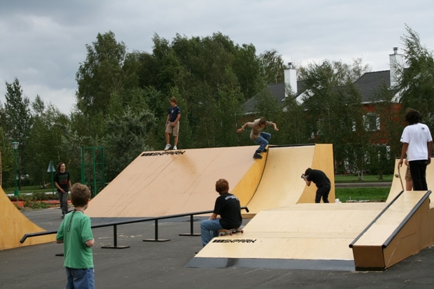 Скейт-парк в международном жилом комплексе "Росинка"