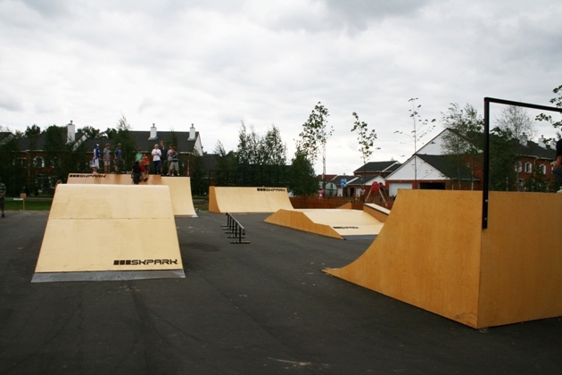 Скейт-парк в международном жилом комплексе "Росинка"