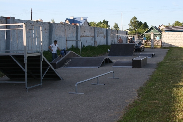 Скейт-парк  в пос. Спирово, Тверская обл.