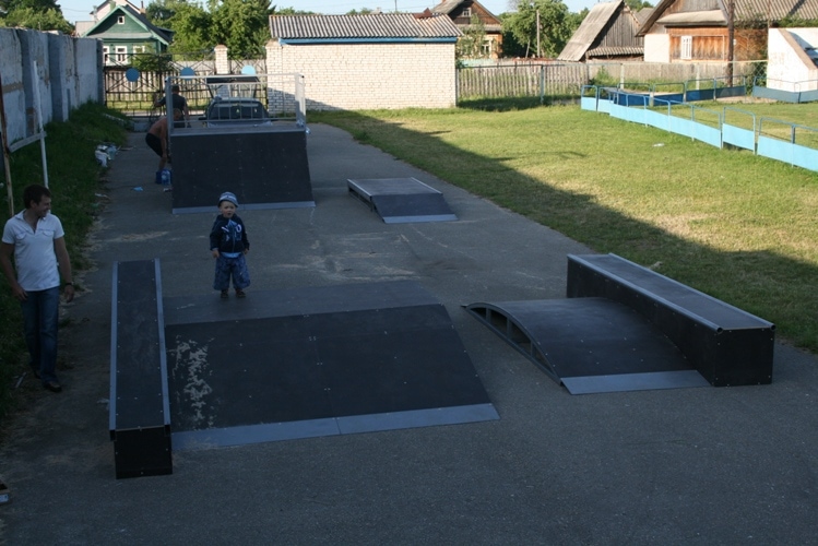 Скейт-парк  в пос. Спирово, Тверская обл.