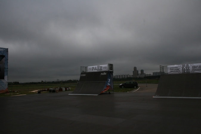 Скейт-парк для rap фестиваля MIR, г.Москва