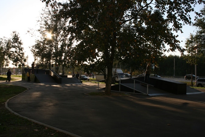 Скейт-парк на Ленинском проспекте, г.Москва
