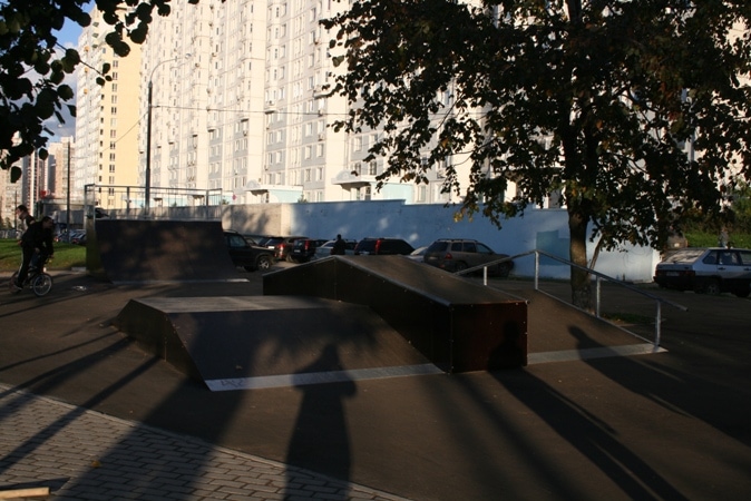 Скейт-парк на Ленинском проспекте, г.Москва
