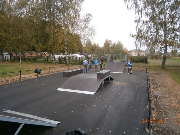 Скейт-парк в г.Рудня, Смоленская область