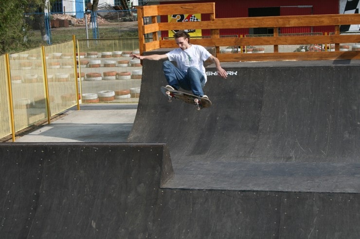 Скейтпарк в Кущевской станице Краснодарского Края
