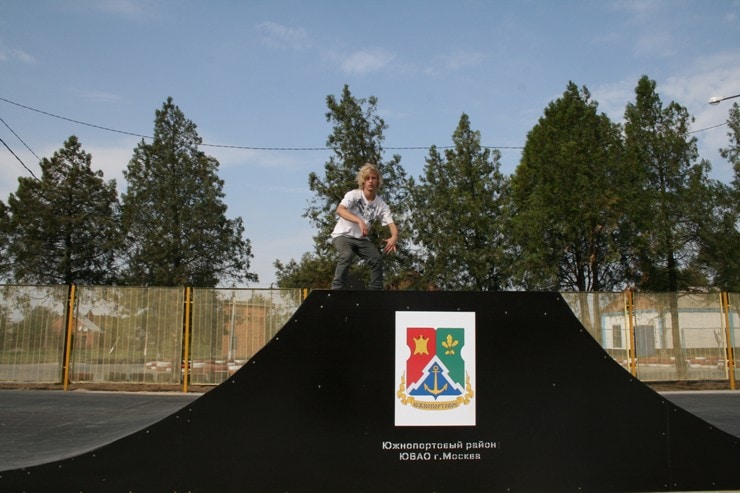 Скейтпарк в Кущевской станице Краснодарского Края