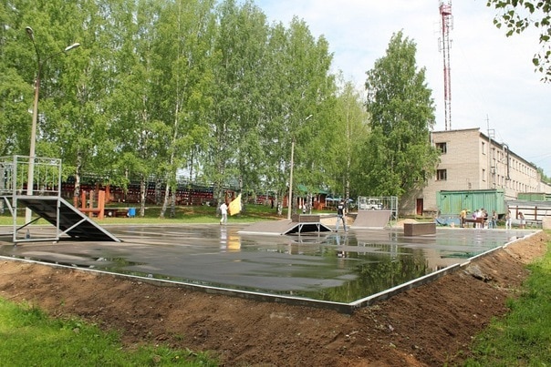 Скейт-парк в г. Киров, Нововятский район
