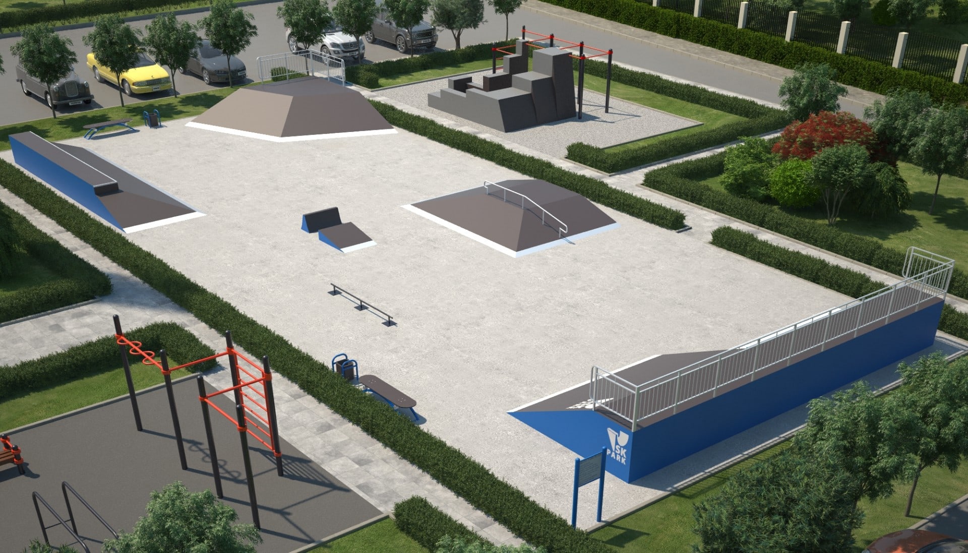 Проект скейтпарка SK 32-14