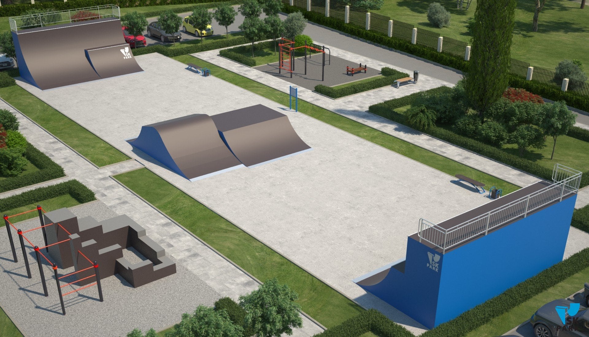 Проект скейтпарка SK 45-13