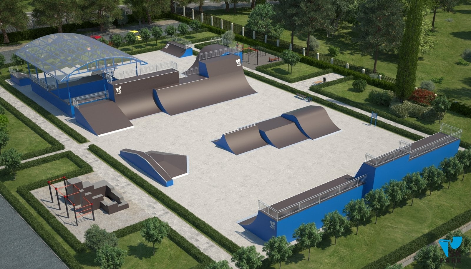 Проект скейтпарка SK 60-30