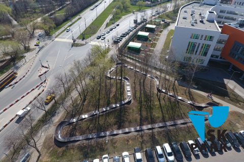 Фото Самый длинный модульный памп трек в России от SK PARK / Modular pumptrack  by SK PARK