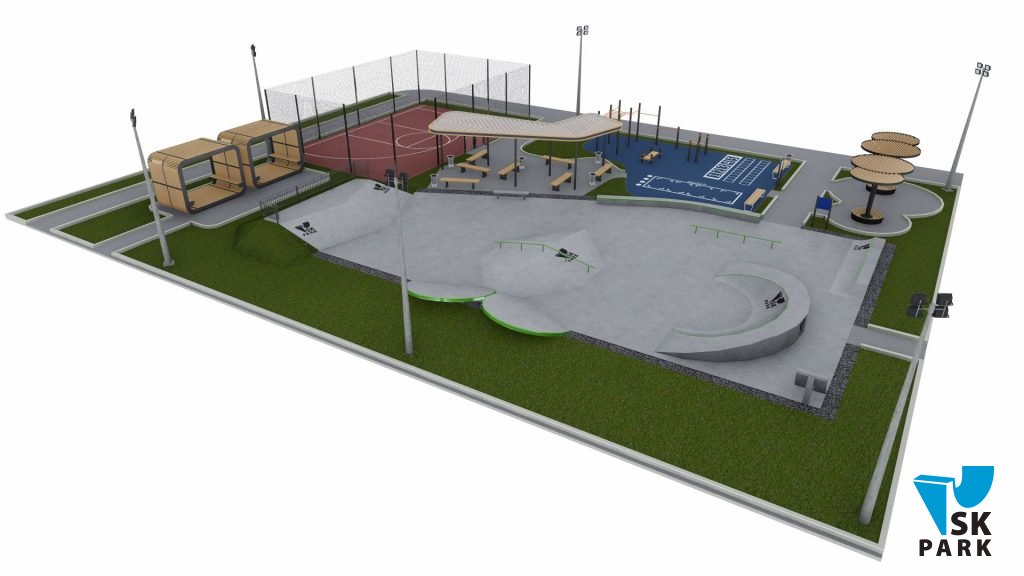 Проект спортивного кластера для молодежи Concept SK-06