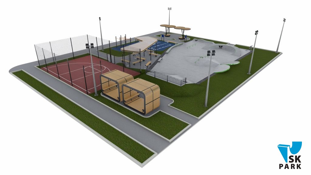 Проект спортивного кластера для молодежи Concept SK-06