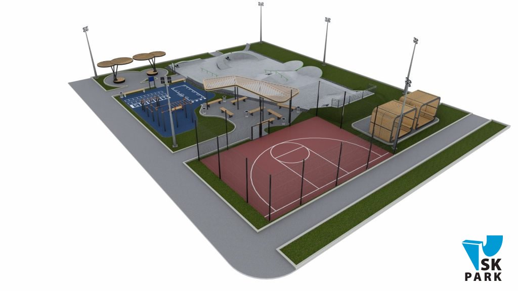 Проект спортивного кластера для молодежи Concept SK-06