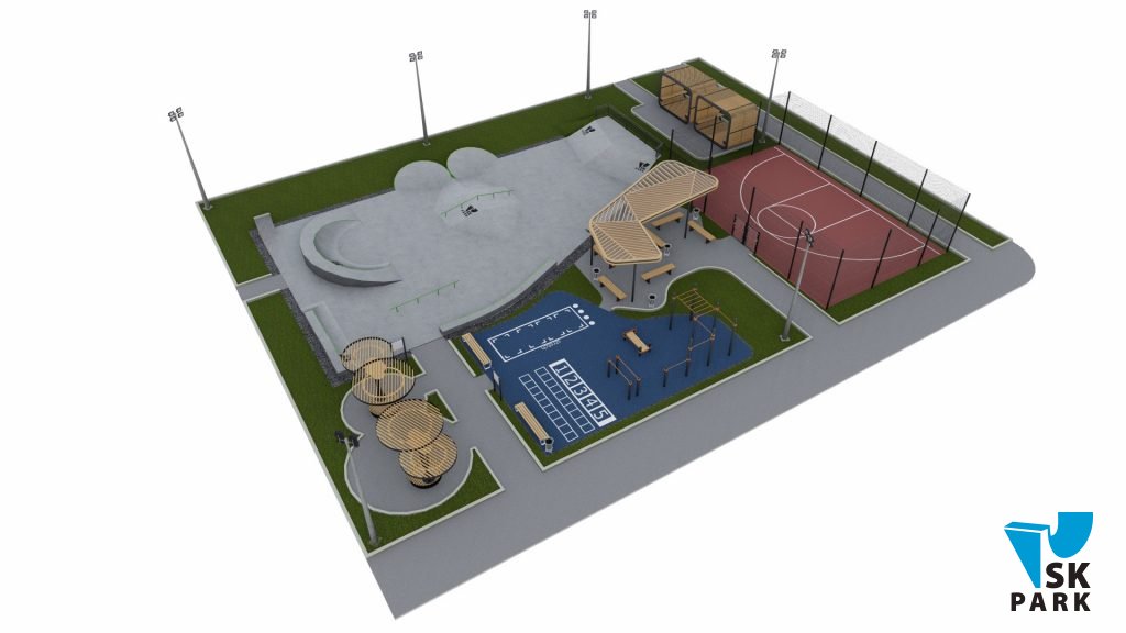 Проект спортивного кластера для молодежи Concept SK-06