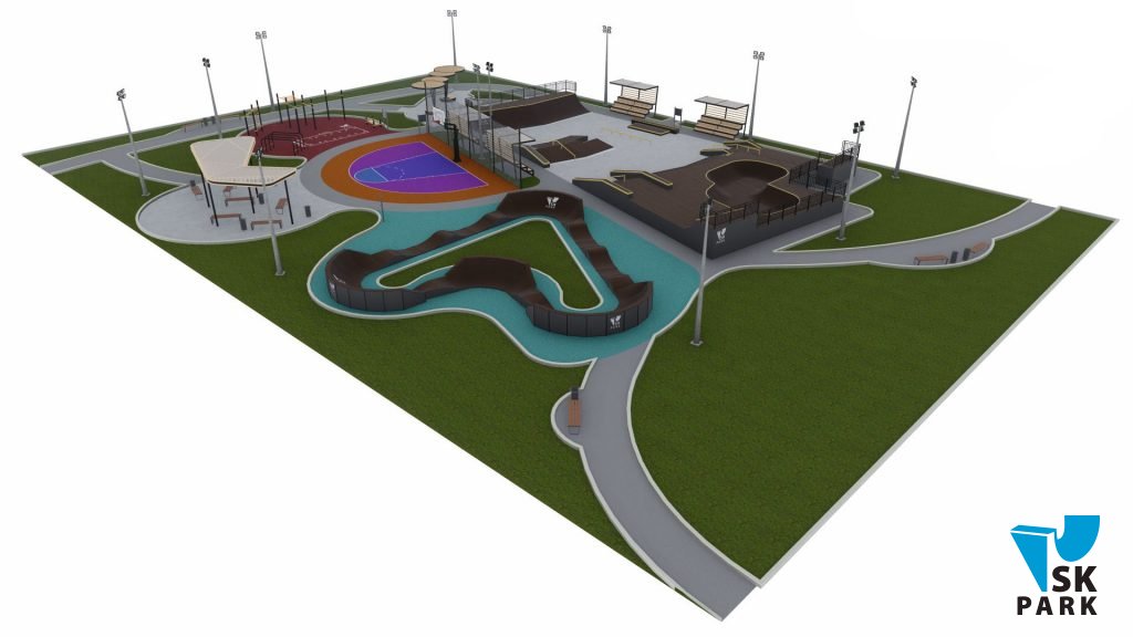 Проект спортивного кластера для молодежи Concept SK–08