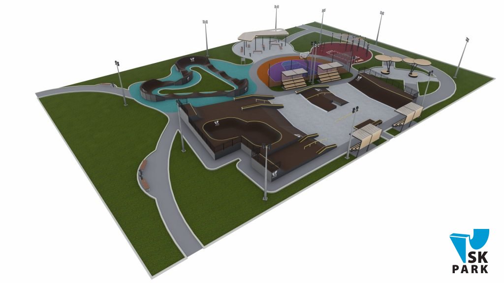 Проект спортивного кластера для молодежи Concept SK–08