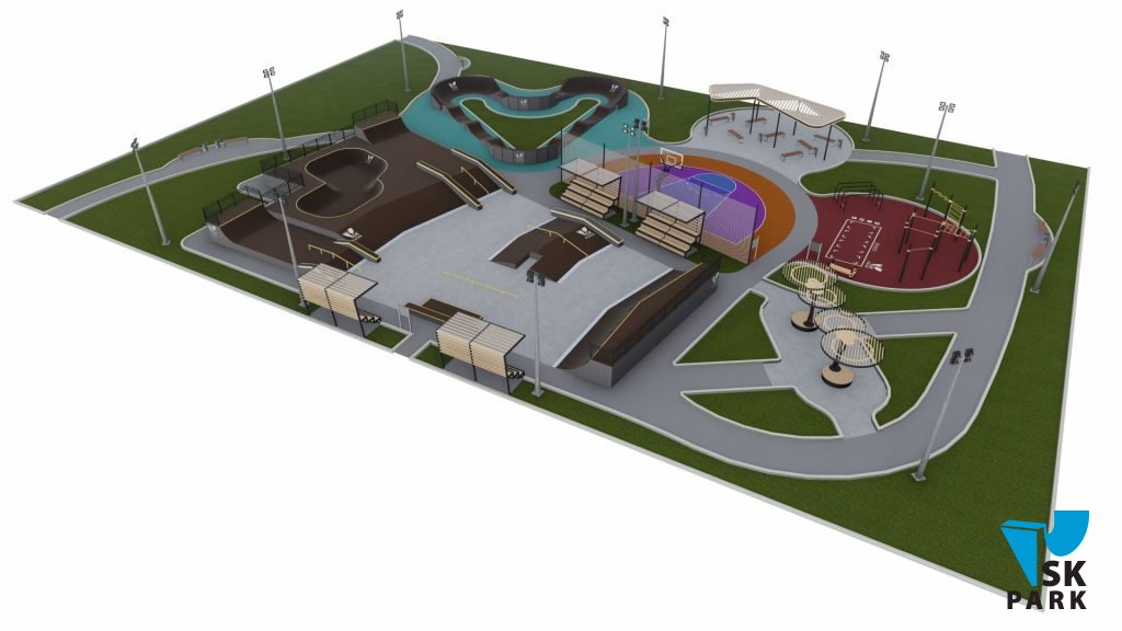 Проект спортивного кластера для молодежи Concept SK–08