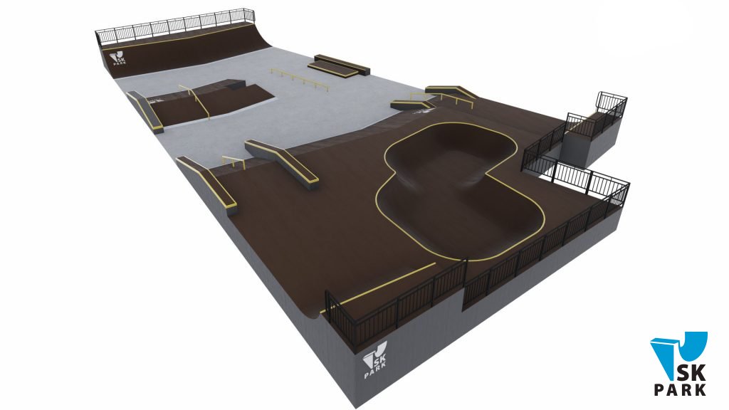 Проект спортивного кластера для молодежи Concept SK–08