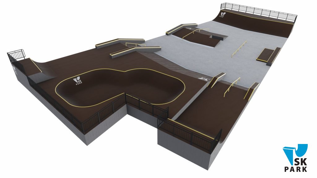 Проект спортивного кластера для молодежи Concept SK–08