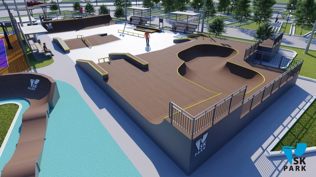 Проект спортивного кластера для молодежи Concept SK–08