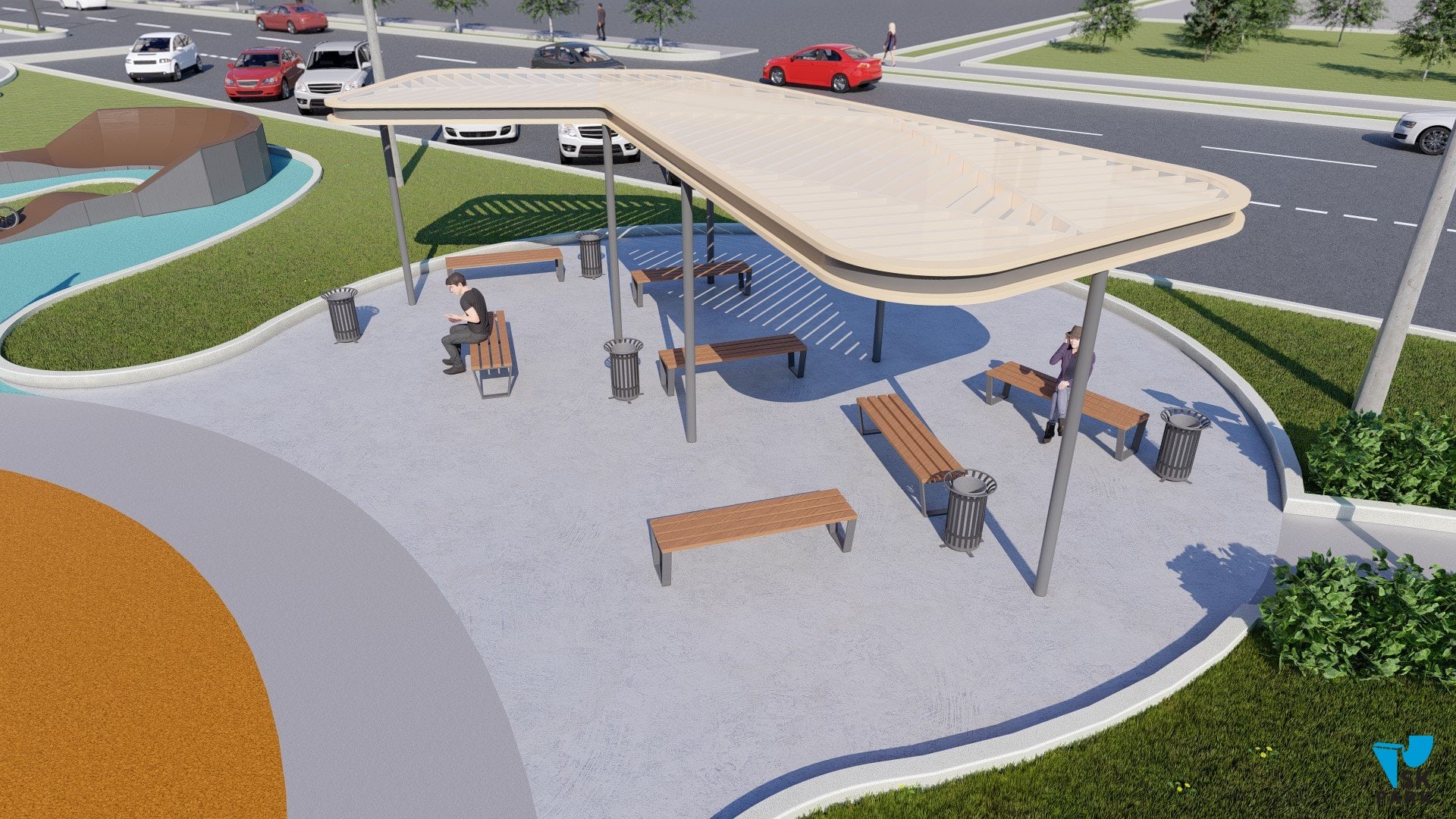 Проект спортивного кластера для молодежи Concept SK–08