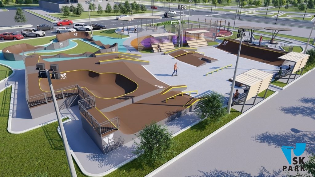 Проект спортивного кластера для молодежи Concept SK–08