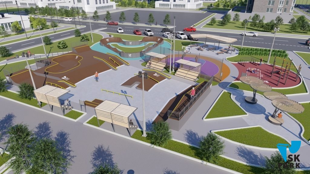Проект спортивного кластера для молодежи Concept SK–08