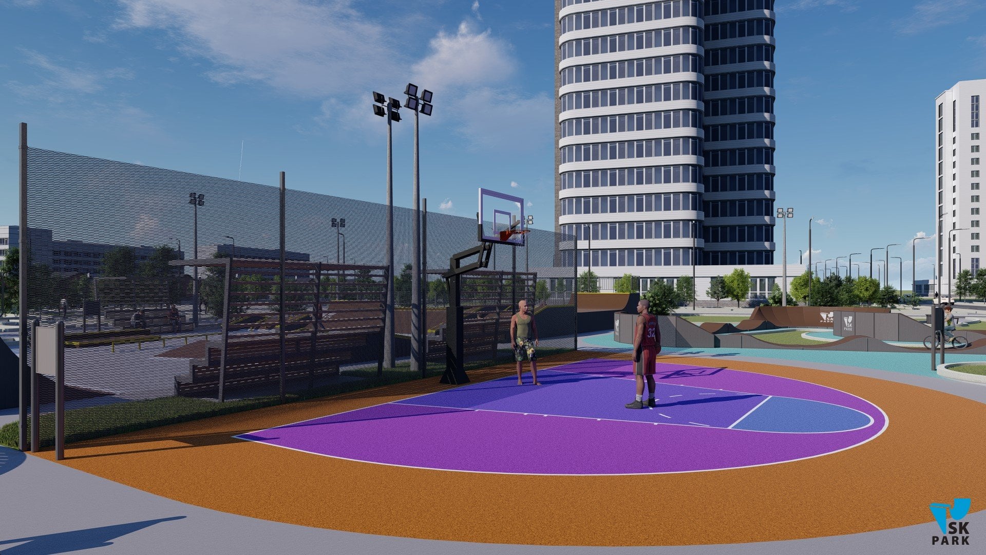 Проект спортивного кластера для молодежи Concept SK–08