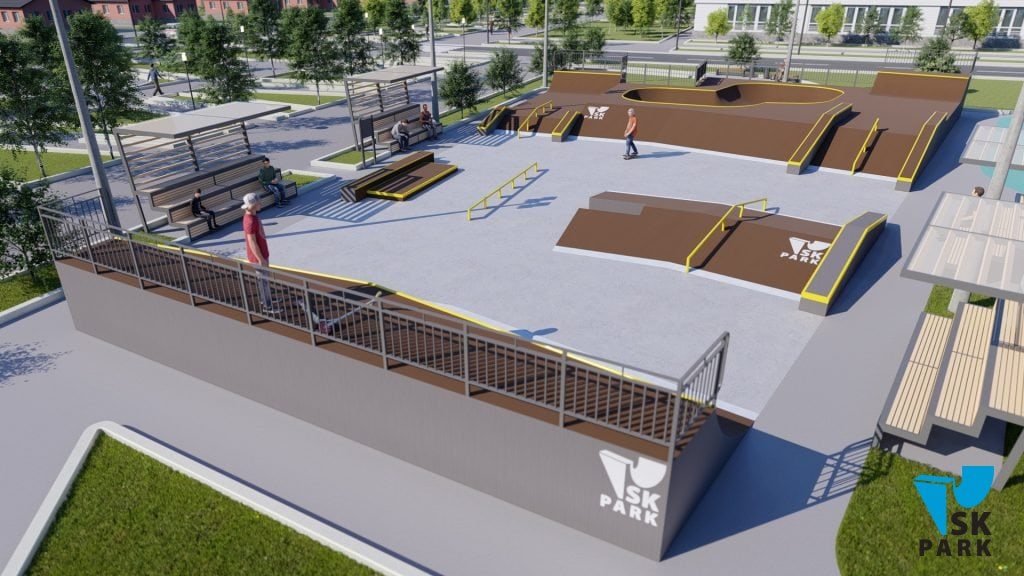 Проект спортивного кластера для молодежи Concept SK–08