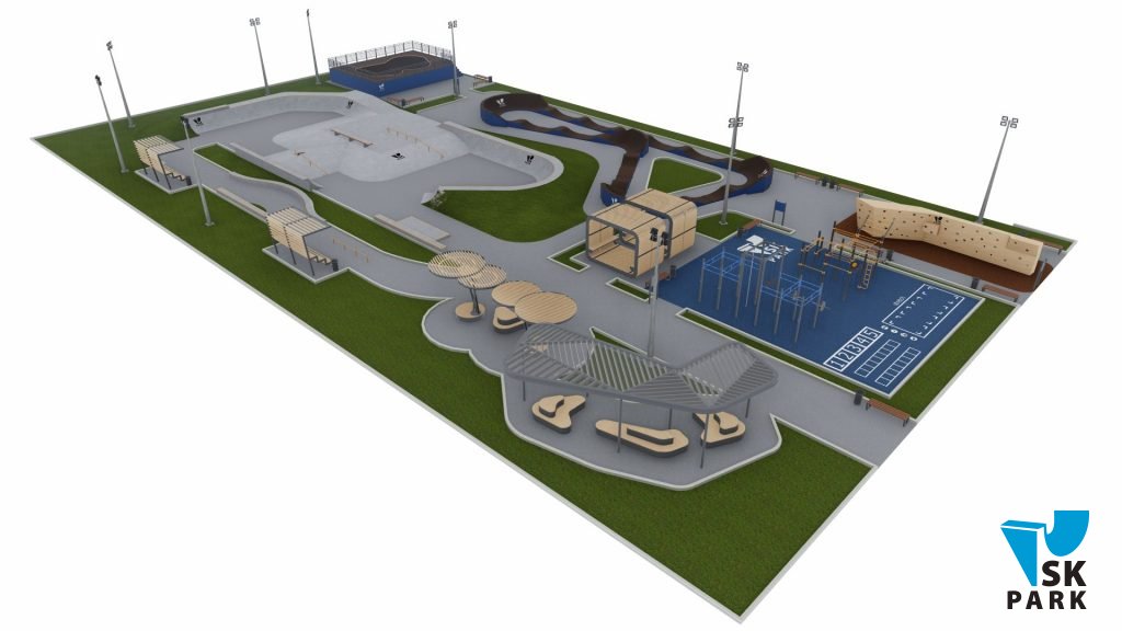 Проект спортивного кластера для молодежи Concept SK-07