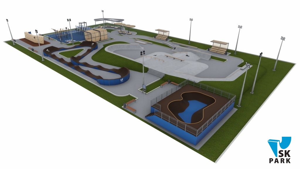 Проект спортивного кластера для молодежи Concept SK-07
