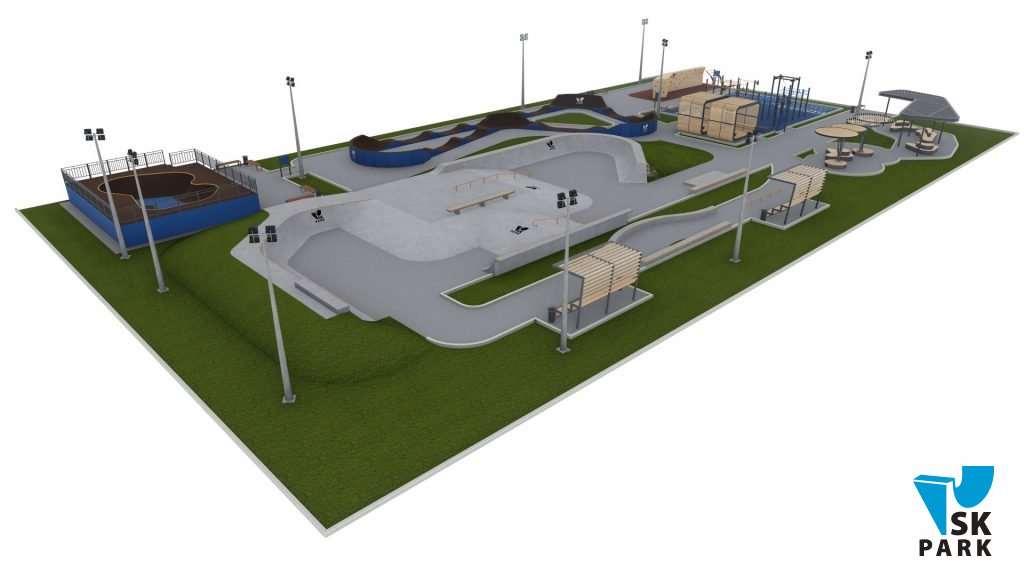 Проект спортивного кластера для молодежи Concept SK-07