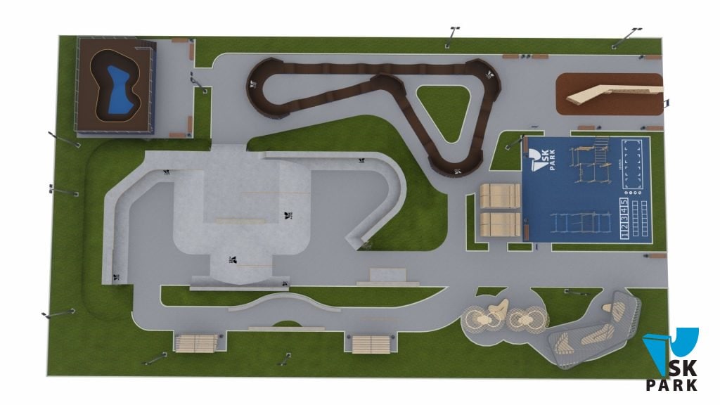 Проект спортивного кластера для молодежи Concept SK-07