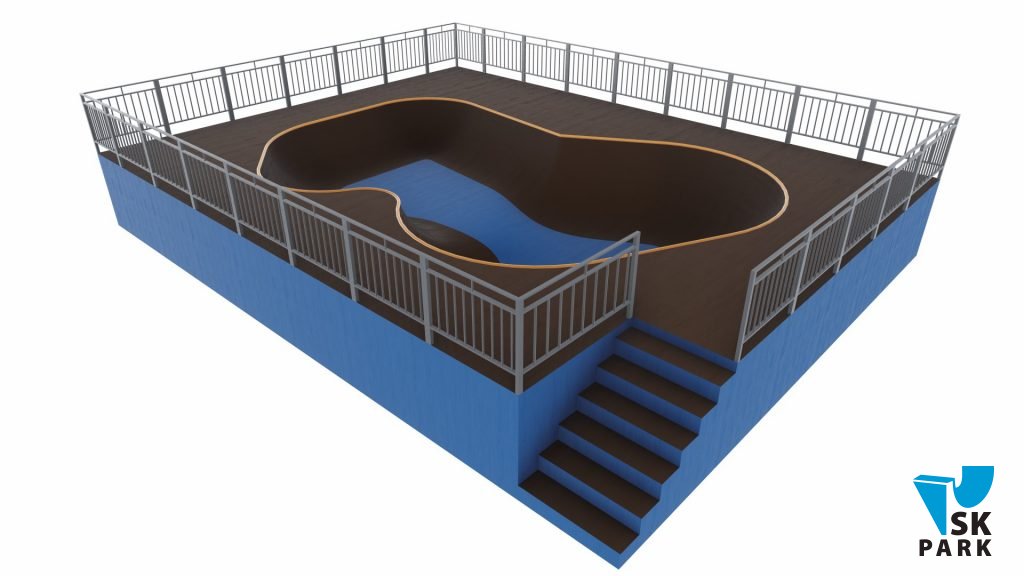 Проект спортивного кластера для молодежи Concept SK-07