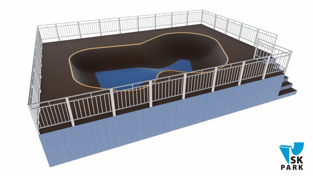 Проект спортивного кластера для молодежи Concept SK-07