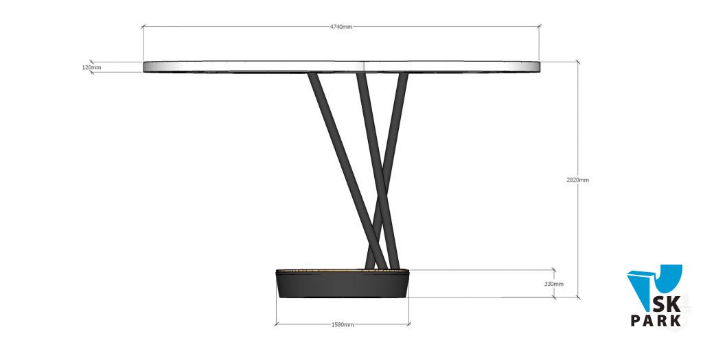 Проект спортивного кластера для молодежи Concept SK-07