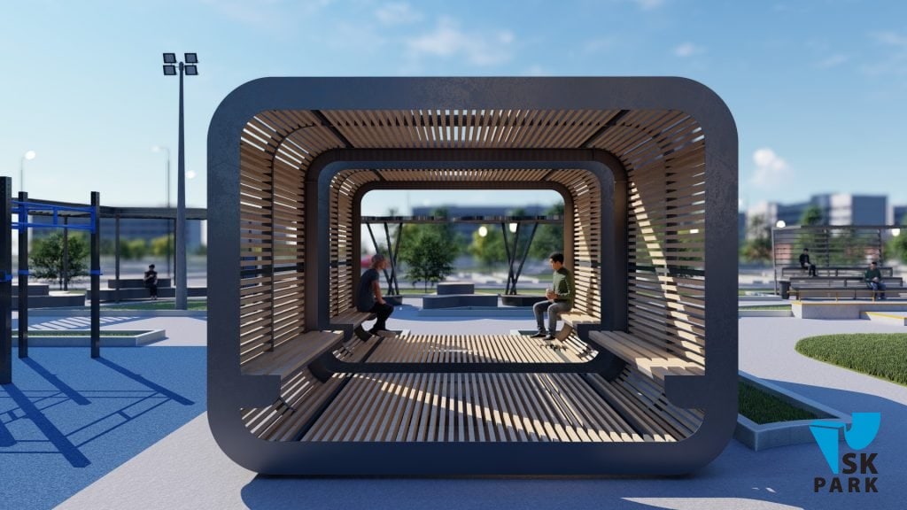 Проект спортивного кластера для молодежи Concept SK-07