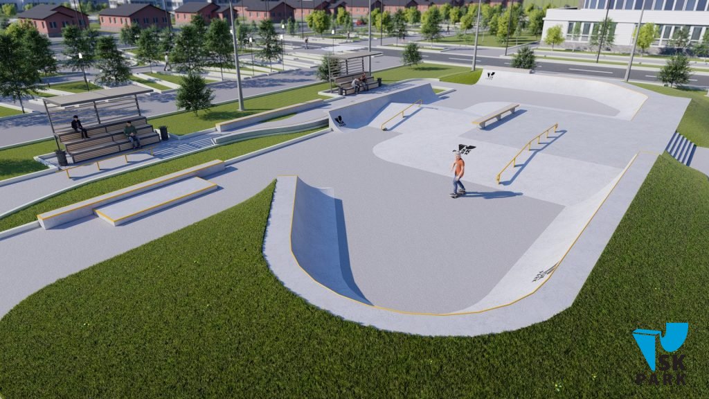 Проект спортивного кластера для молодежи Concept SK-07