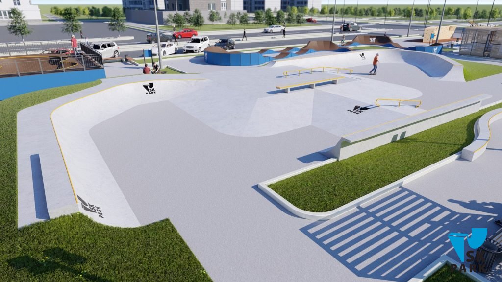 Проект спортивного кластера для молодежи Concept SK-07