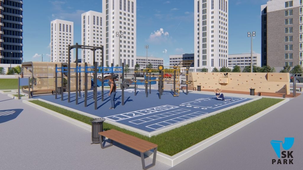 Проект спортивного кластера для молодежи Concept SK-07