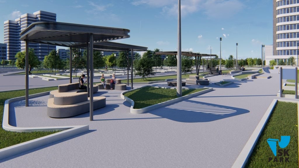 Проект спортивного кластера для молодежи Concept SK-07