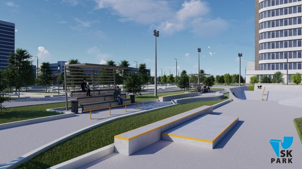Проект спортивного кластера для молодежи Concept SK-07