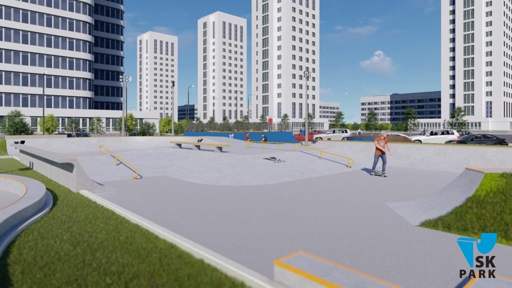 Проект спортивного кластера для молодежи Concept SK-07