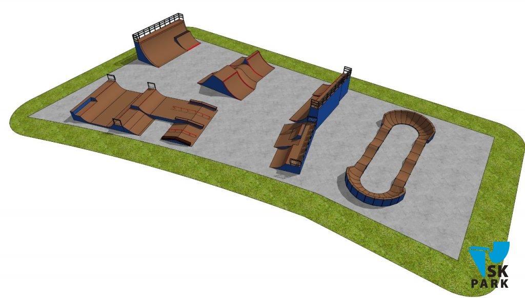 Монтаж скейт парка в г.Саки