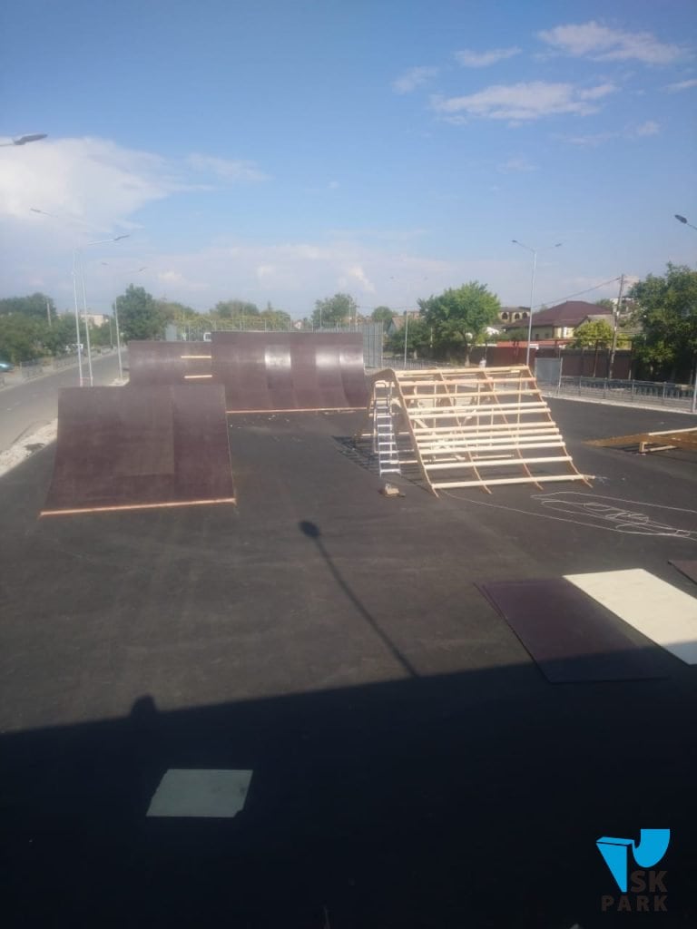 Монтаж скейт парка в г.Саки