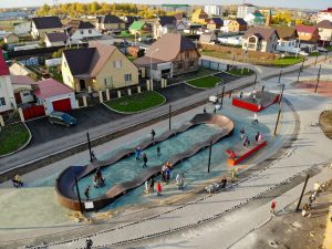 Скейт парк с памп-треком в городе Ишим