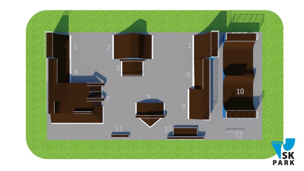 Компания SK PARK приступила к производству скейт-парка в г. Байконур (Казахстан)