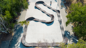 Бетонный боул и модульный памптрек в г. Волжский